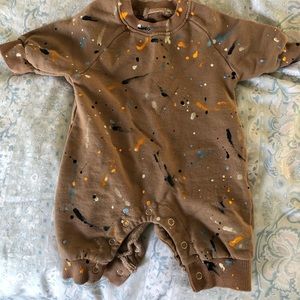 ROUX mavi “painter’s romper” 0-3 months